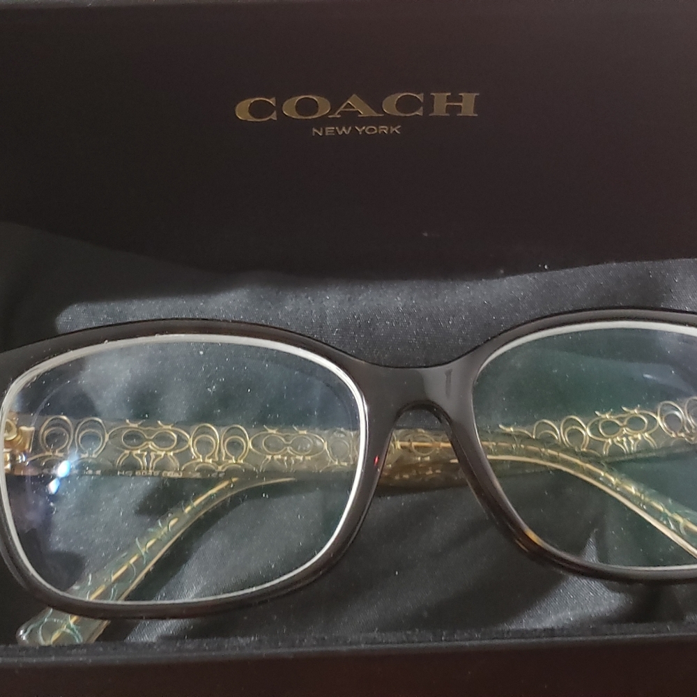 Coach tortoise prescription glasses